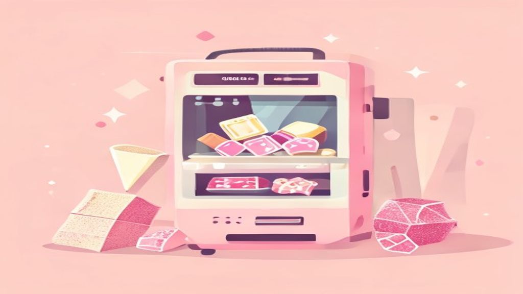 Illustration du concept de lyophilisation de bonbons maison — style KRAKK