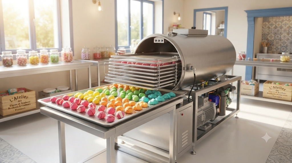La machine de lyophilisation de l'atelier KRAKK
